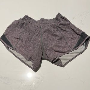 Lululemon Hotty Hot 4” Shorts Grey